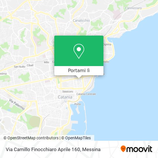 Mappa Via Camillo Finocchiaro Aprile 160
