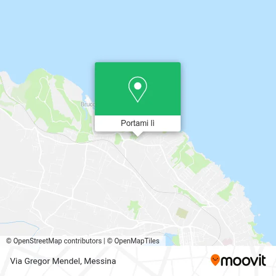 Mappa Via Gregor Mendel