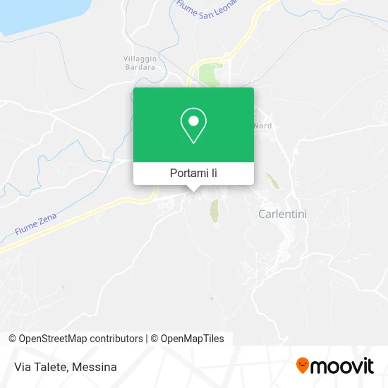 Mappa Via Talete