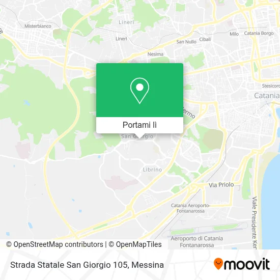 Mappa Strada Statale San Giorgio 105