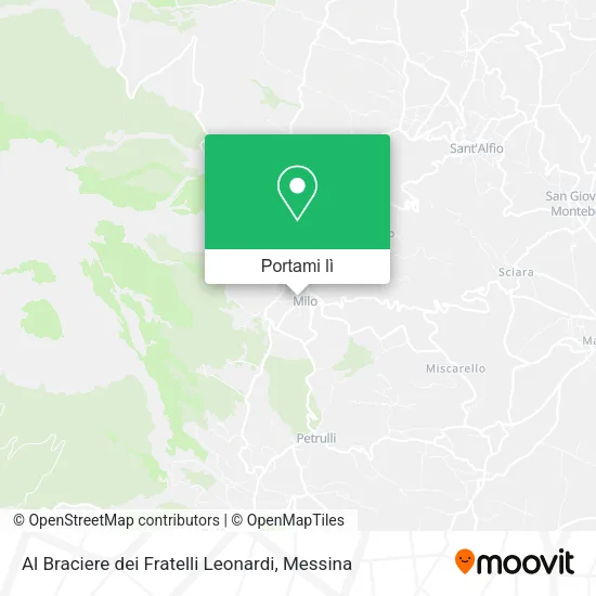 Mappa Al Braciere dei Fratelli Leonardi