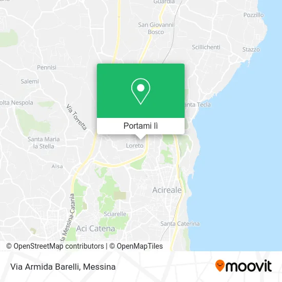 Mappa Via Armida Barelli