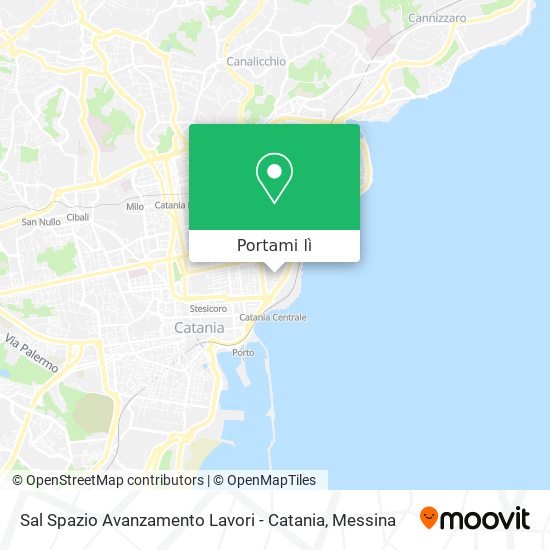 Mappa Sal Spazio Avanzamento Lavori - Catania