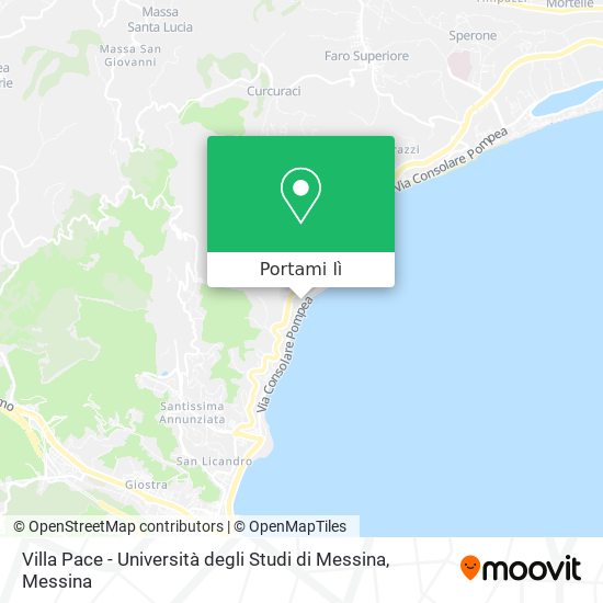 Mappa Villa Pace - Università degli Studi di Messina