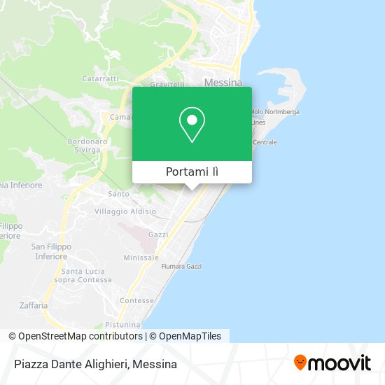 Mappa Piazza Dante Alighieri