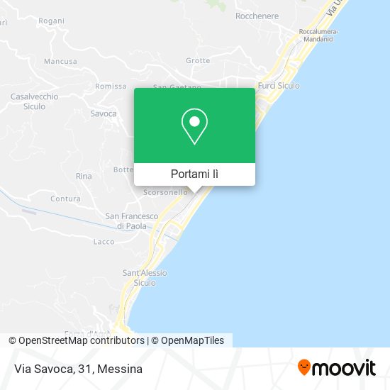 Mappa Via Savoca, 31