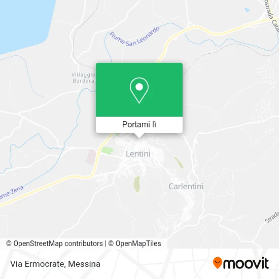 Mappa Via Ermocrate