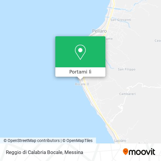 Mappa Reggio di Calabria Bocale