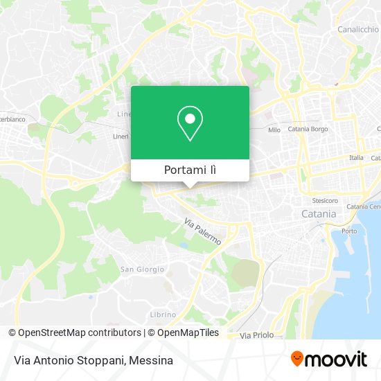 Mappa Via Antonio Stoppani