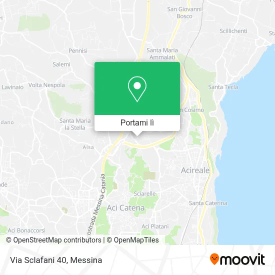 Mappa Via Sclafani 40