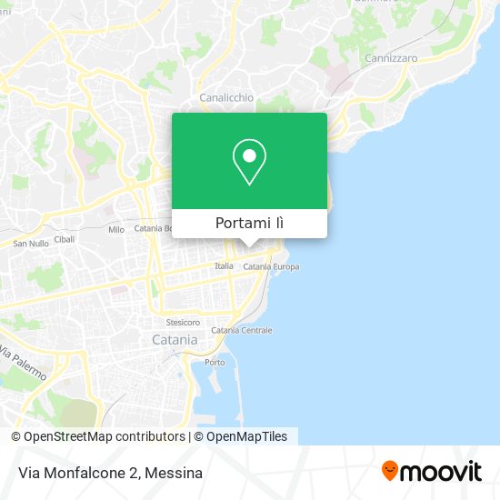 Mappa Via Monfalcone  2