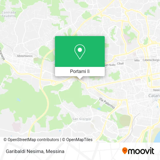 Mappa Garibaldi Nesima