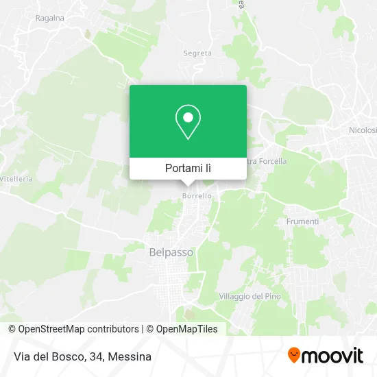 Mappa Via del Bosco, 34