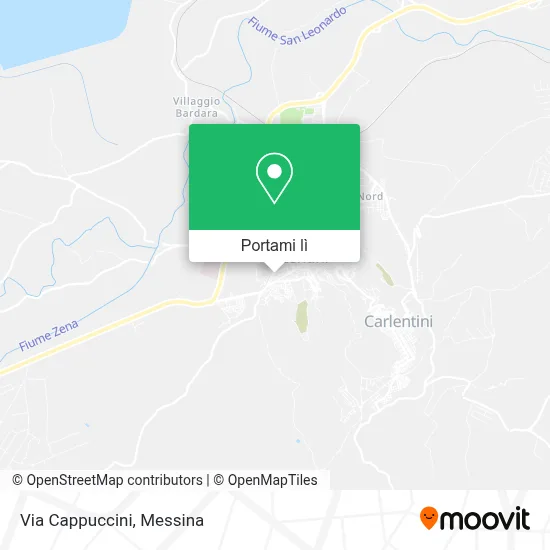 Mappa Via Cappuccini