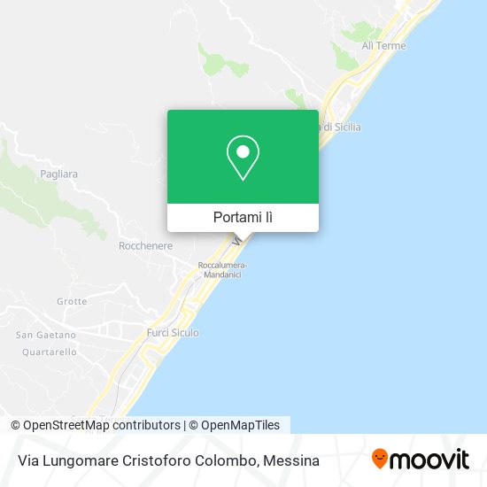 Mappa Via Lungomare Cristoforo Colombo
