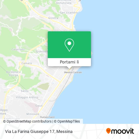Mappa Via La Farina Giuseppe 17