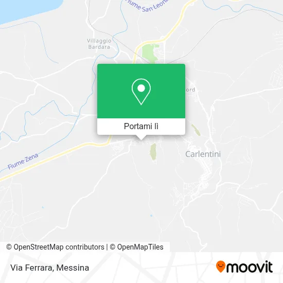 Mappa Via Ferrara