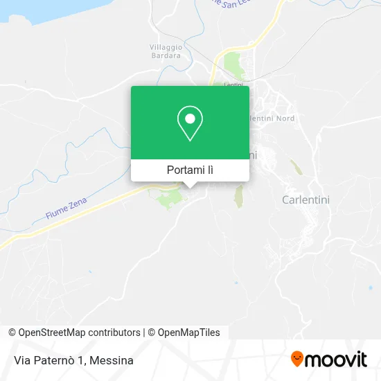 Mappa Via Paternò 1