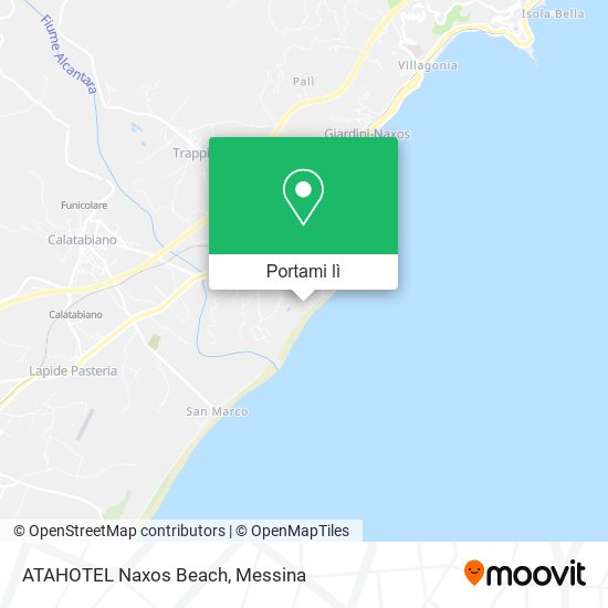 Mappa ATAHOTEL Naxos Beach