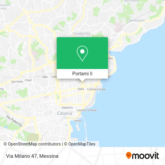 Mappa Via Milano 47