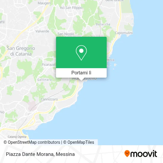 Mappa Piazza Dante Morana