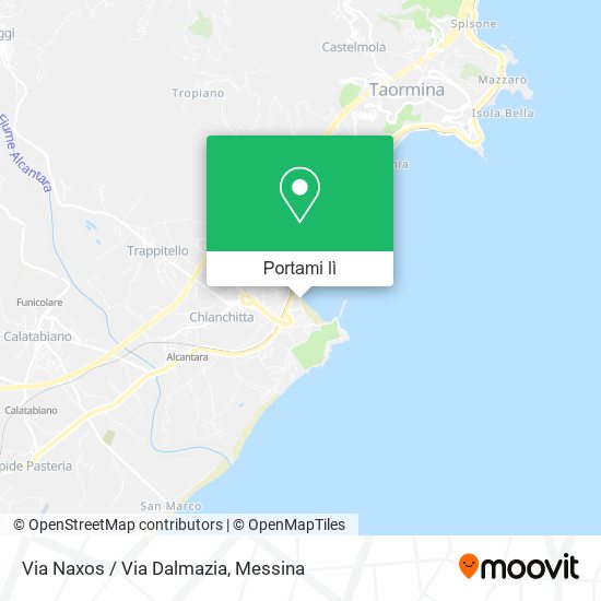 Mappa Via Naxos / Via Dalmazia