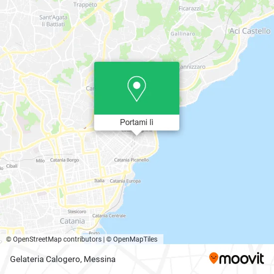 Mappa Gelateria Calogero