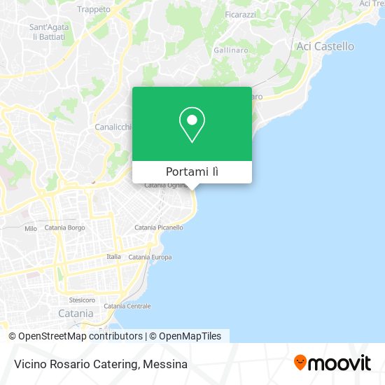 Mappa Vicino Rosario Catering