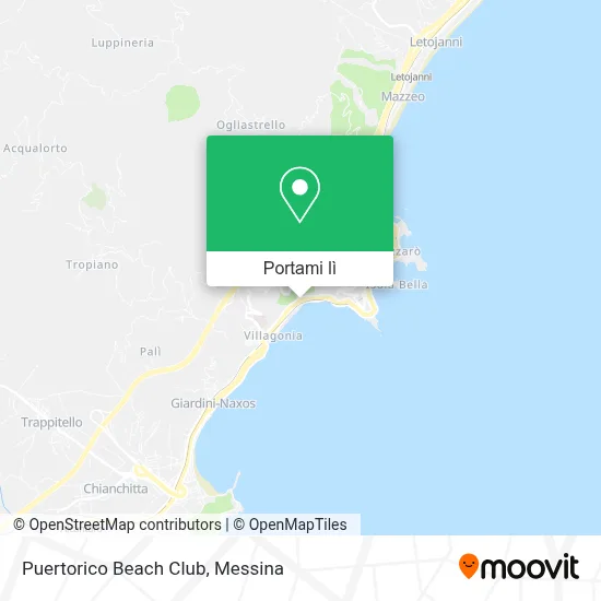 Mappa Puertorico Beach Club