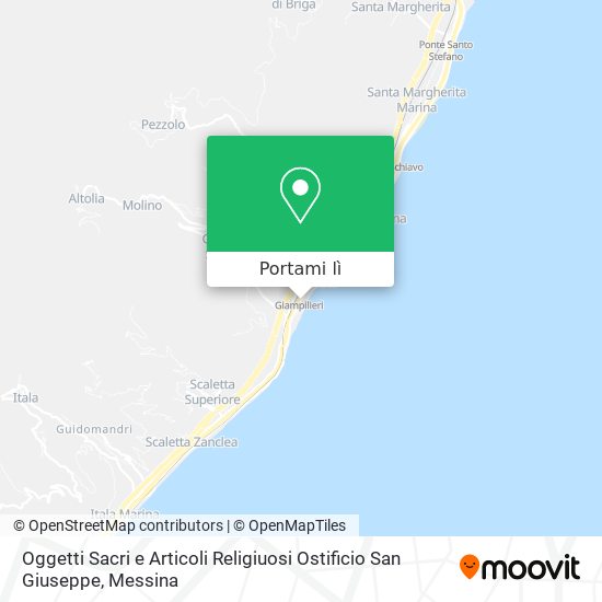 Mappa Oggetti Sacri e Articoli Religiuosi Ostificio San Giuseppe