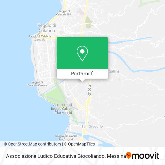Mappa Associazione Ludico Educativa Giocoliando