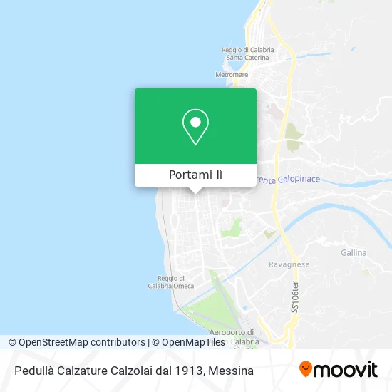 Mappa Pedullà Calzature Calzolai dal 1913
