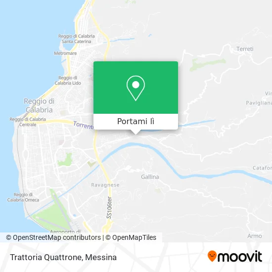 Mappa Trattoria Quattrone