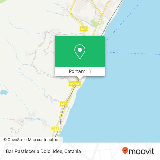 Mappa Bar Pasticceria Dolci Idee, Via Nazionale 98131 Messina