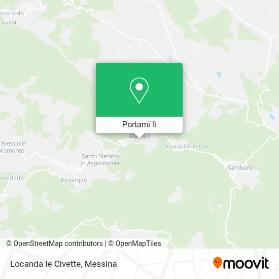 Mappa Locanda le Civette
