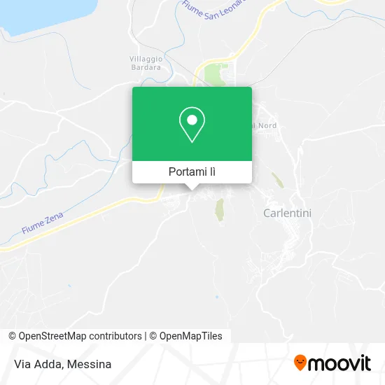 Mappa Via Adda
