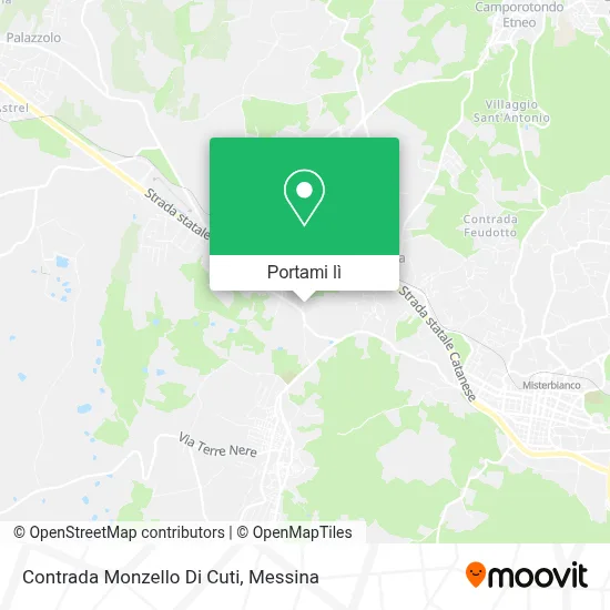 Mappa Contrada Monzello Di Cuti