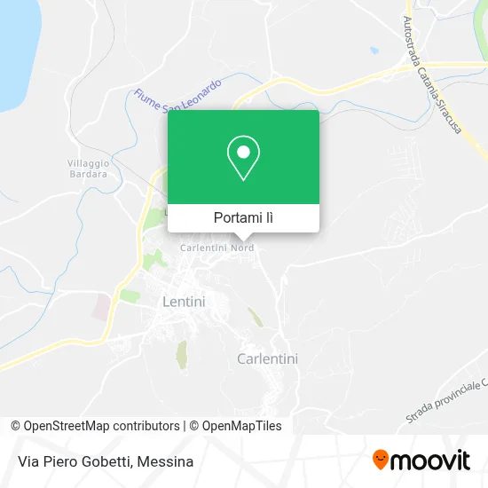 Mappa Via Piero Gobetti