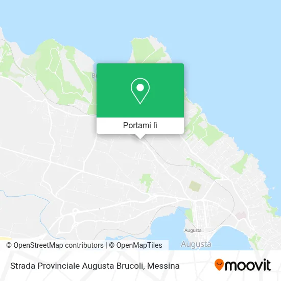 Mappa Strada Provinciale Augusta Brucoli