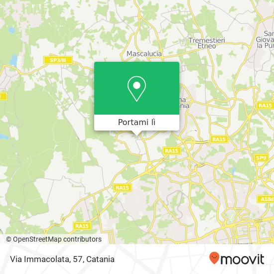 Mappa Via Immacolata, 57