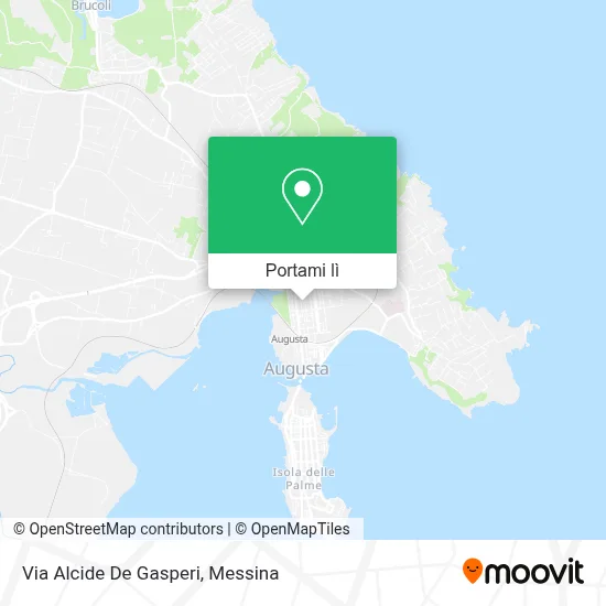 Mappa Via Alcide De Gasperi