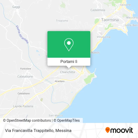 Mappa Via Francavilla Trappitello