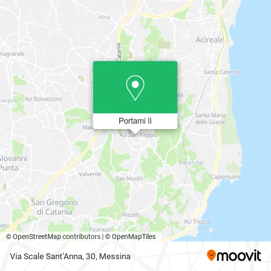 Mappa Via Scale Sant'Anna, 30