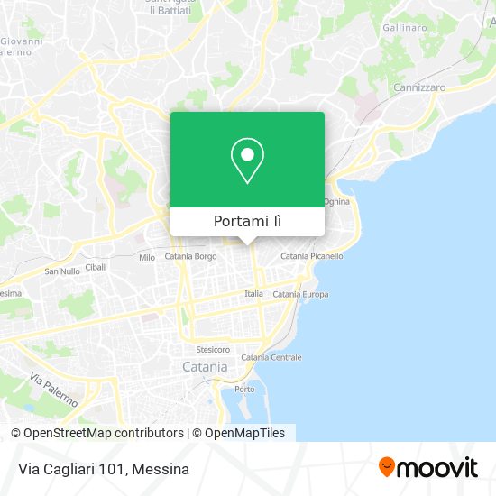 Mappa Via Cagliari 101