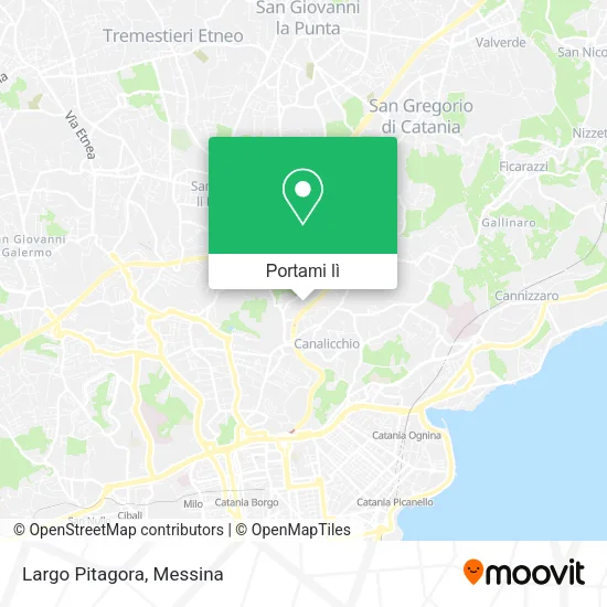 Mappa Largo Pitagora