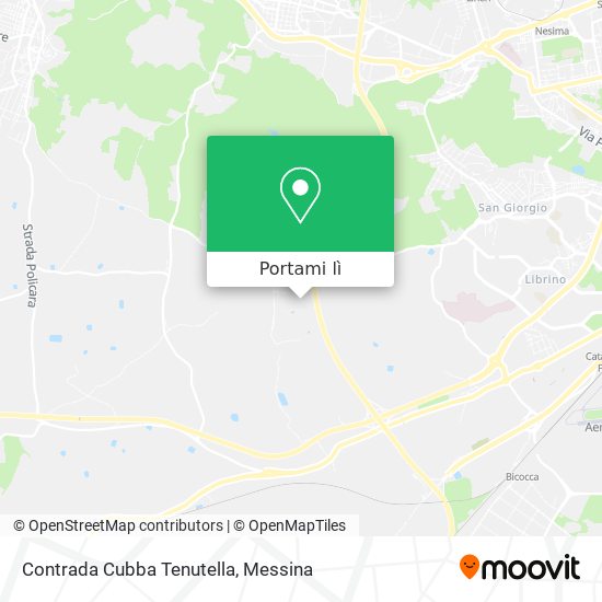 Mappa Contrada Cubba Tenutella