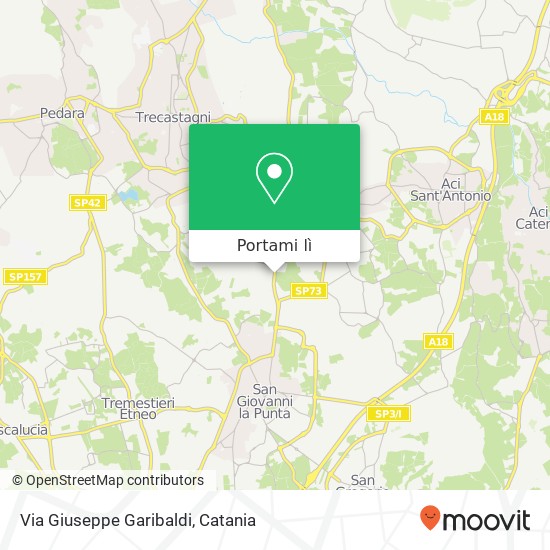 Mappa Via Giuseppe Garibaldi