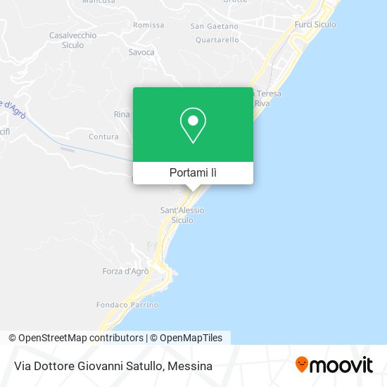 Mappa Via Dottore Giovanni Satullo