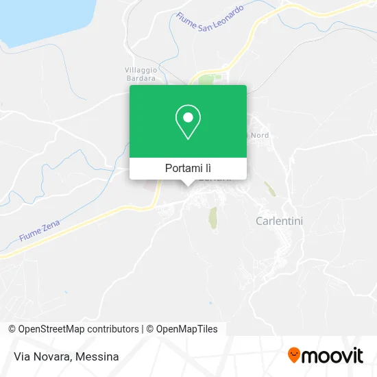Mappa Via Novara