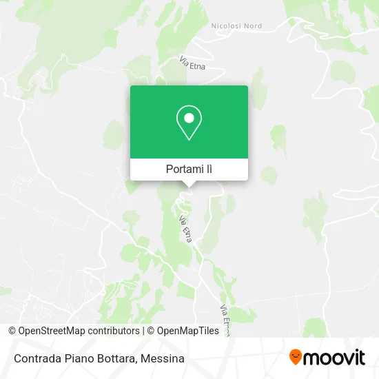 Mappa Contrada Piano Bottara